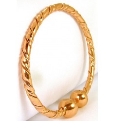 Bracelet Magnétique En Cuivre Avec Aimants Et Motifs Cœurs - Marque Pat - Neuf